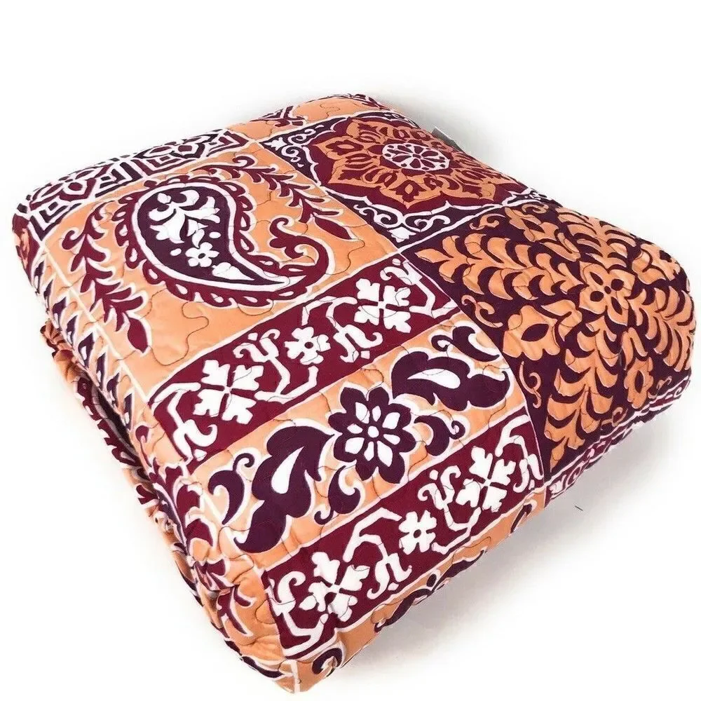 New Lifestyles Home King Quilt Set Bedspread Floral Paisley patchwork print boho